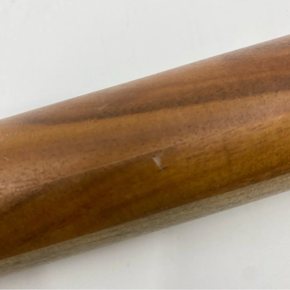 West Elm light blue brown wood baking rolling pin